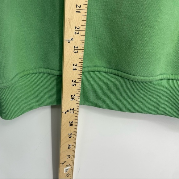 Bailey rose Malibu Athletics Oversized crewneck sweatshirt tennis Sz L green - Picture 9 of 10